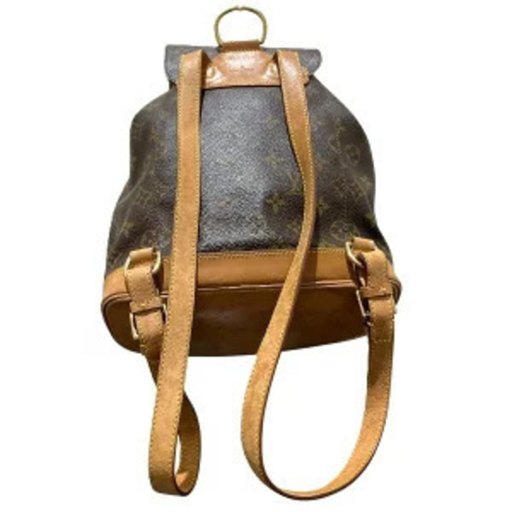 Louis Vuitton Montsouris Monogram Bag Backpack Brown